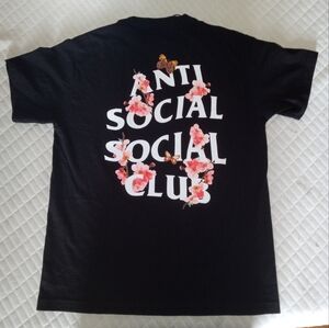 🆕Anti Social Social Club Kkoch Black T-Shirt Medium NWT